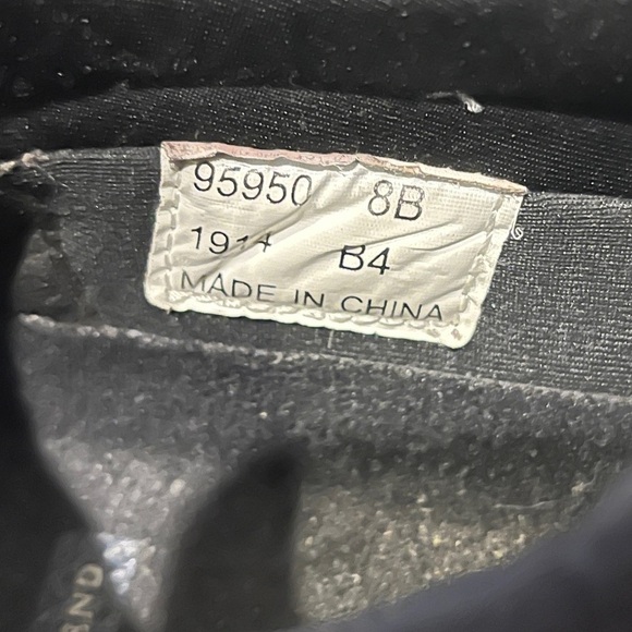 Lands’ End Black Leather/Rubber Duck Shoes for Rain & Snow Sz 8 B - Picture 8 of 8